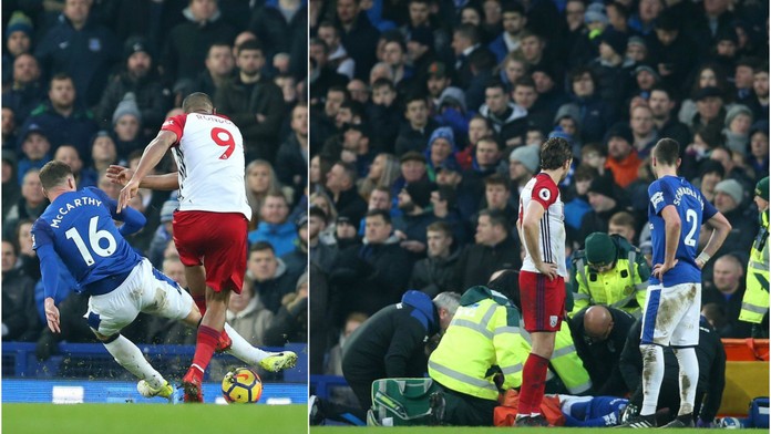 Děsivé zranění: Opora Evertonu si nadvakrát zlomila nohu! VIDEO