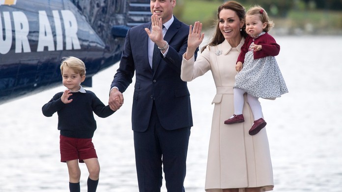Princ William, vévodkyně Kate a děti v Kanadě