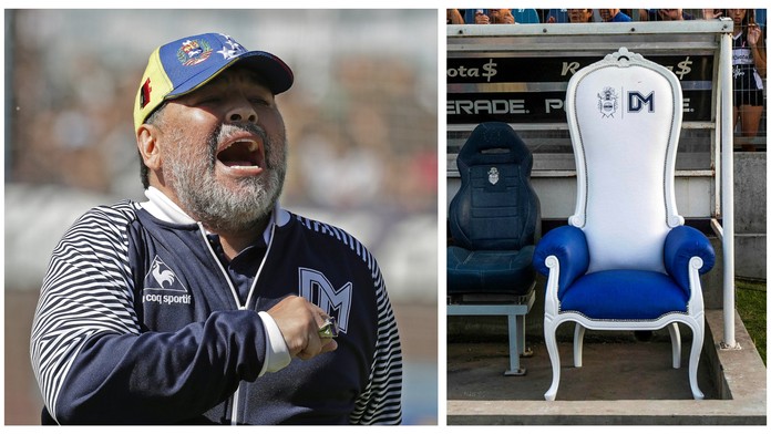 Tohle se Maradonovi ještě nikdy nestalo! A dostal dokonce i své křeslo