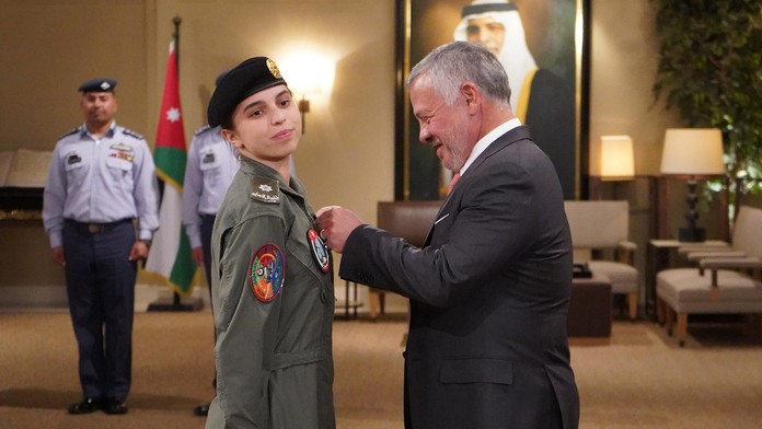 Jordánská princezna se stala pilotkou stíhačky! Dokončila vojenský výcvik