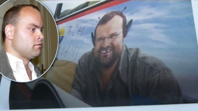 Autobusáka, který přikreslil politikům anténky, hledá policie. Nenastoupil do vězení