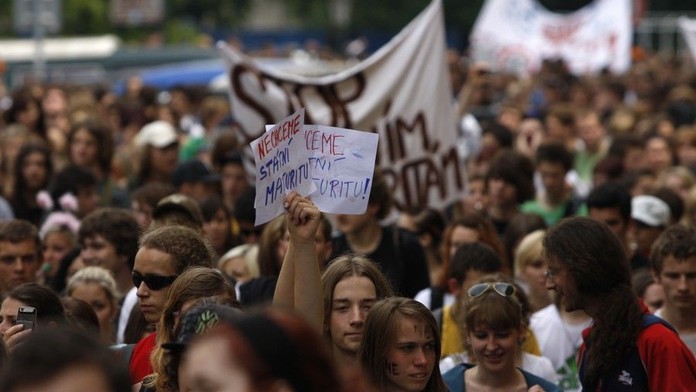 Studenti se bouří! Bojují za plzeňská práva