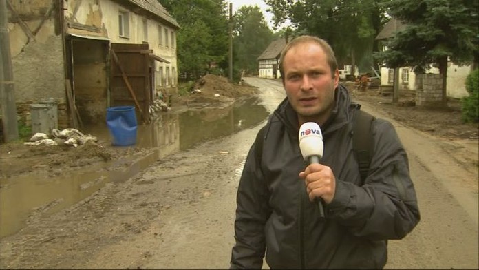 PTALI JSTE SE na povodně reportéra TV Nova Pavla Šuby