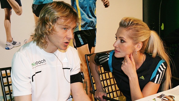Pavel Nedvěd a Dara Rolins
