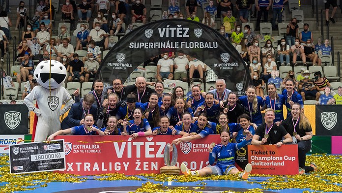 Florbalistky Vítkovic slaví hattrick. V krásném finále přestřílely Chodov