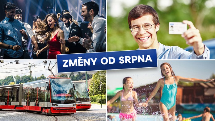 PŘEHLED: Od srpna se mění občanky i ceny jízdného, tanec se povoluje!