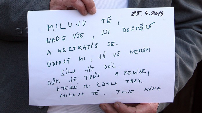 Vzkaz Bartošové pro syna Artura není dopis na rozloučenou!