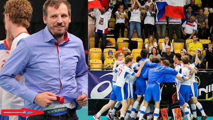 ČESKÁ PROVOKACE: Trenér si vzal trenky s nápisem soupeře