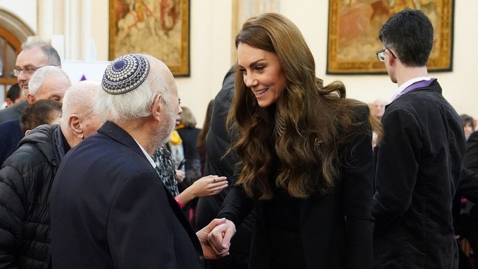Kate na akci k Mezinárodnímu dni památky obětí holocaustu, 27. 1. 2025