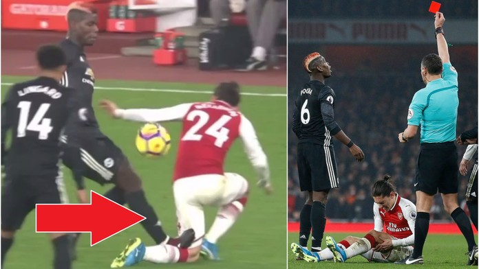 Šílené: Pogba prošlápl Bellerinovi koleno, pak viděl červenou! VIDEO