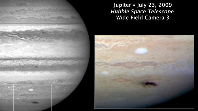 Tunguský meteorit byl pohlazením ve srovnání s katastrofou na Jupiteru