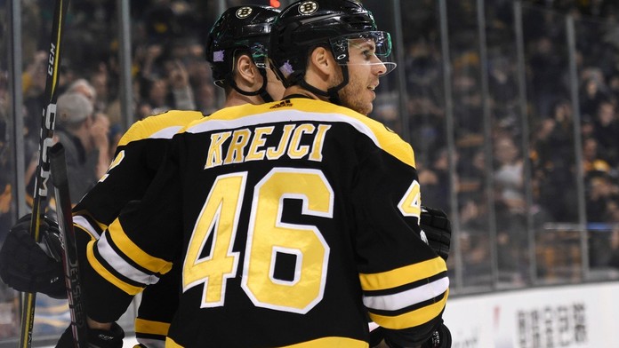 Pastrňák i Krejčí slavili gól, Boston ale na Edmonton nestačil