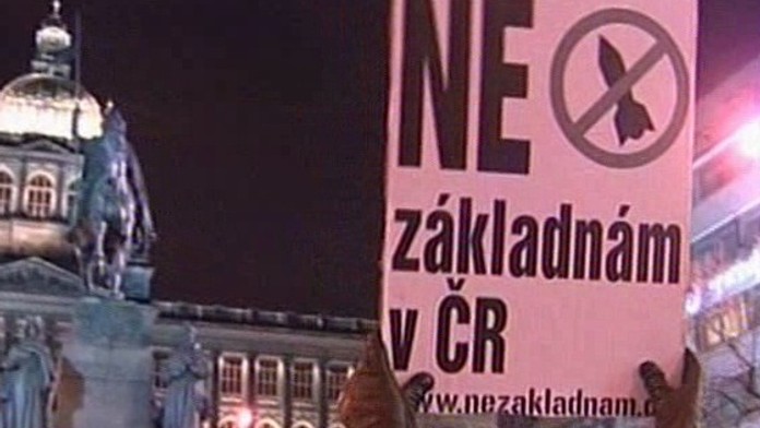 Praha svědkem demonstrace proti americkým radarům
