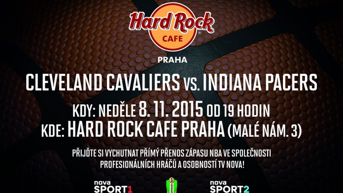 S NOVA Sportem na zápas NBA do Hard Rock Cafe!