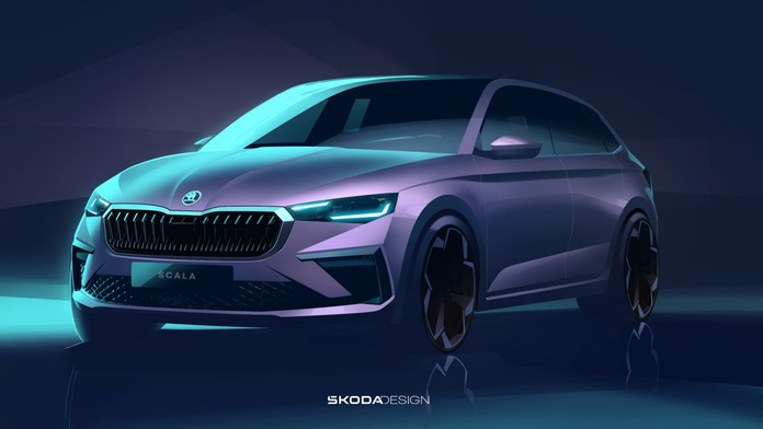 Detail, který ozdobí omlazené škodovky Scala a Kamiq. Premiéra je čeká už za týden