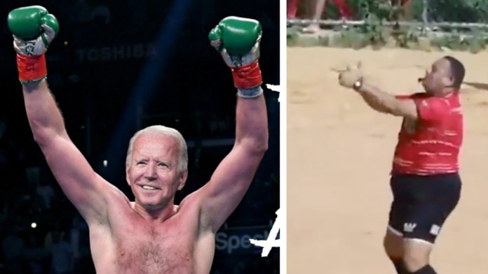Nedělní virály: Pardubické lajny, Biden jako Fury, šílený rozhodčí a další
