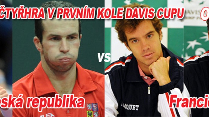 Davis Cup ON-LINE: Češi porazili ve čtyřhře Francouze