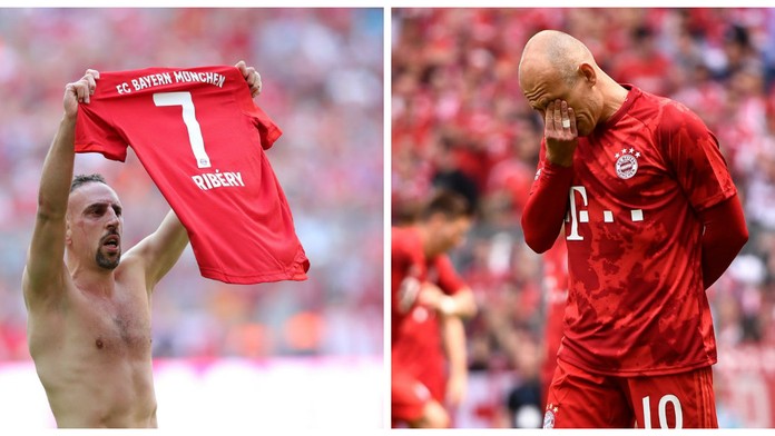 Emoce na Bayernu! Duo Robbery se loučilo s bundesligou