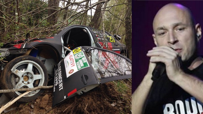 DRSNÁ NEHODA: Daniel Landa vylétl na rally s autem ze silnice! 