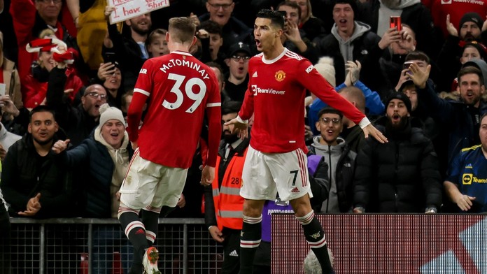 Manchester United o výhře rozhodl v první půli, trefil se i Ronaldo