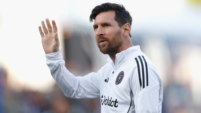 Lionel Messi zdraví fanoušky
