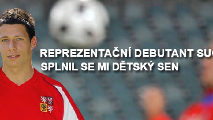 Reprezentační debutant Suchý: Splnil se mi dětský sen