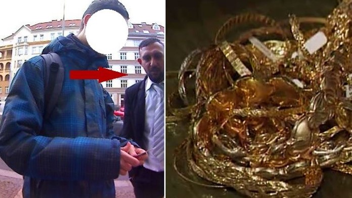 Muž přesvědčil mladíka, aby vybral úspory. Dal mu falešné zlato