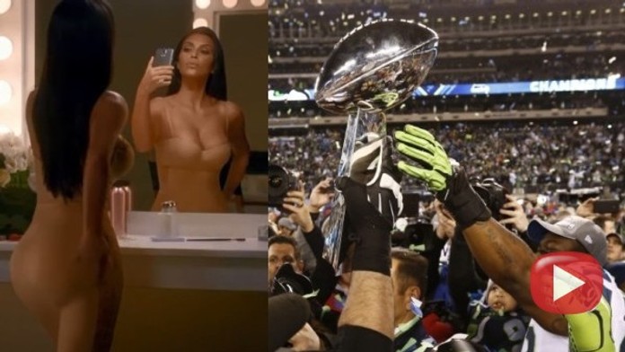 VIDEO: Co ta tam dělá? Kardashian se nacpala i do finále NFL!