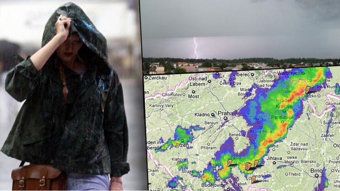 CO SE TO DĚJE?! Bouře bičují Česko! VELKÁ PŘEDPOVĚĎ NA VÍKEND