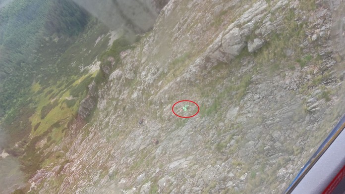Dramatická záchrana: Tři turisté uvízli na srázu v Krkonoších