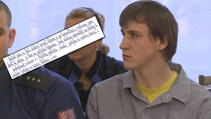 Dopis z vězení: Tohle prozradil rukopis vraha dívky z Jihlavy!