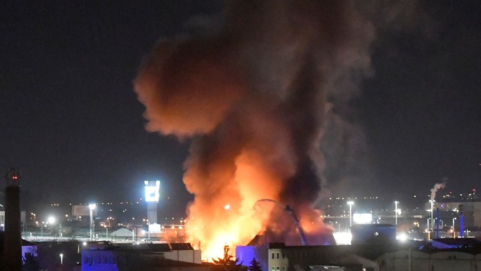 Obří požár spalovny v Prešově! Lidi z okolí museli evakuovat
