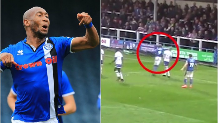 Násilník: Fotbalista trefil loktem protihráče. Přeskočilo mu? VIDEO