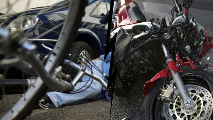 Cyklista nepřežil srážku s motorkářem!