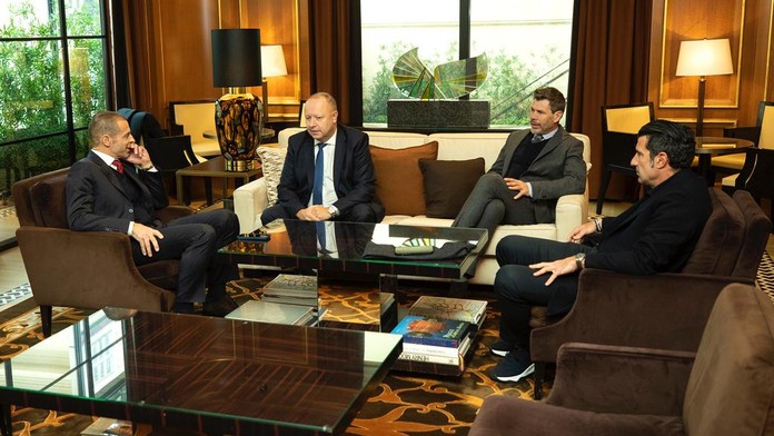 Prezident UEFA i legenda Figo navštívili FAČR. Bylo to přínosné, říká Fousek