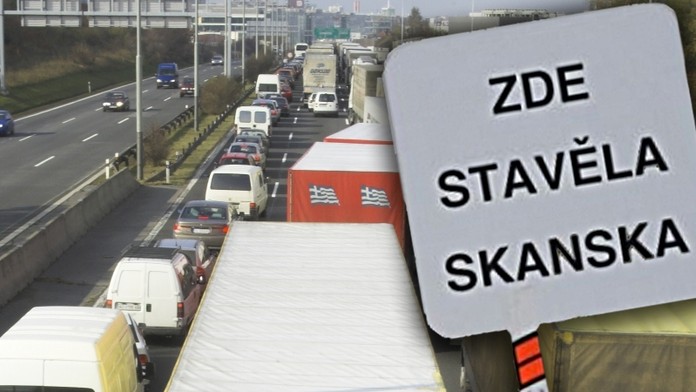Cedule "Zde stavěla Skanska" už neuvidíme! ŘSD muselo ironické poutače odstranit!