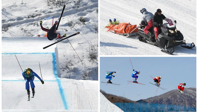 Krásné i vražedné: Skikrosaři mají zlomené pánve a holeně