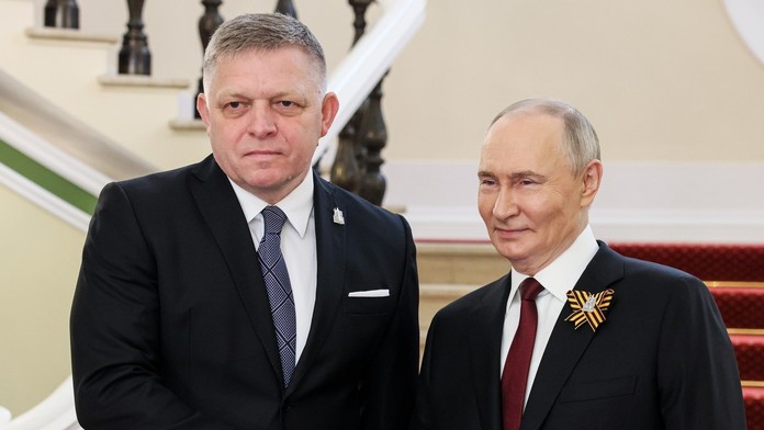 Robert Fico a Vladimir Putin