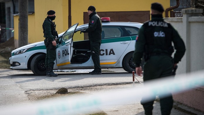 Policie na místě činu