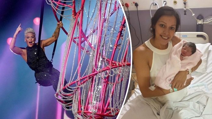V 9. měsíci na koncertě: Fanynka Pink porodila už při první písničce