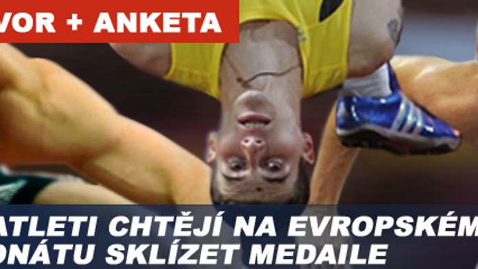 Čeští atleti chtějí na evropském šampionátu sklízet medaile