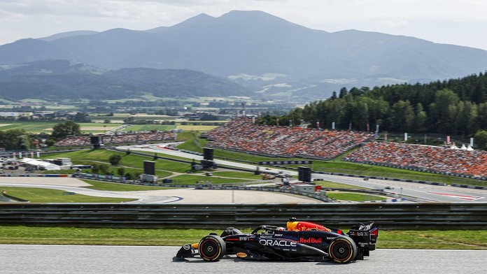 Max Verstappen na okruhu Red Bull Ring v rakouském Spielbergu