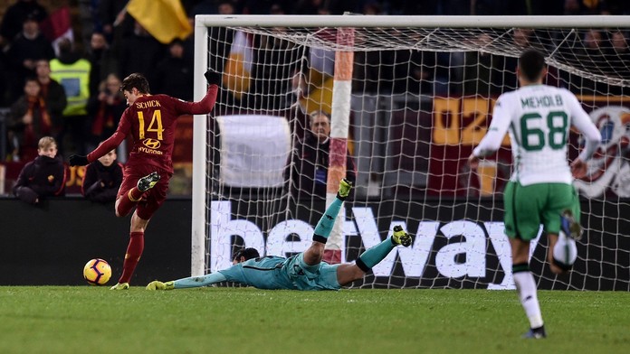 Schick hrdinou zápasu, Juventus zachránil střídající Ronaldo