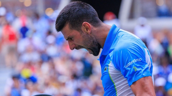 Djokovič nechal na US Open vyvést fanouška. Ten byl přímo v jeho lóži