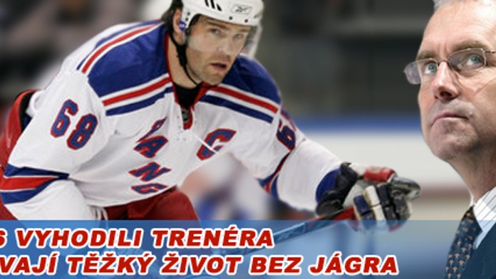 Rangers vyhodili trenéra a poznávají těžký život bez Jágra