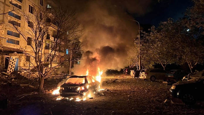 Ruský útok na Ukrajinu, noc na 5. 10.
