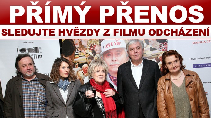 SLUDEJTE ŽIVĚ! Premiéra Havlova ODCHÁZENÍ je tu! Kdo se projde po červeném koberci