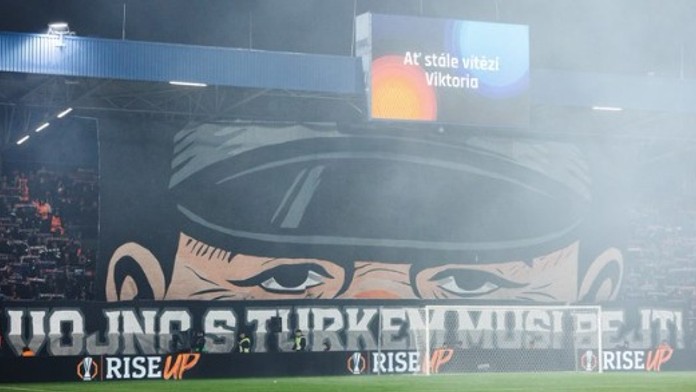 Choreo schválila UEFA, zní z Plzně. Turečtí fanoušci kvůli němu vyhrožují zabitím