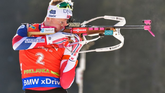 Bezchybný výkon! Stíhací závod v Hochfilzenu ovládl Johannes Boe