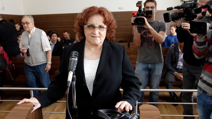 Vlasta Parkanová u soudu